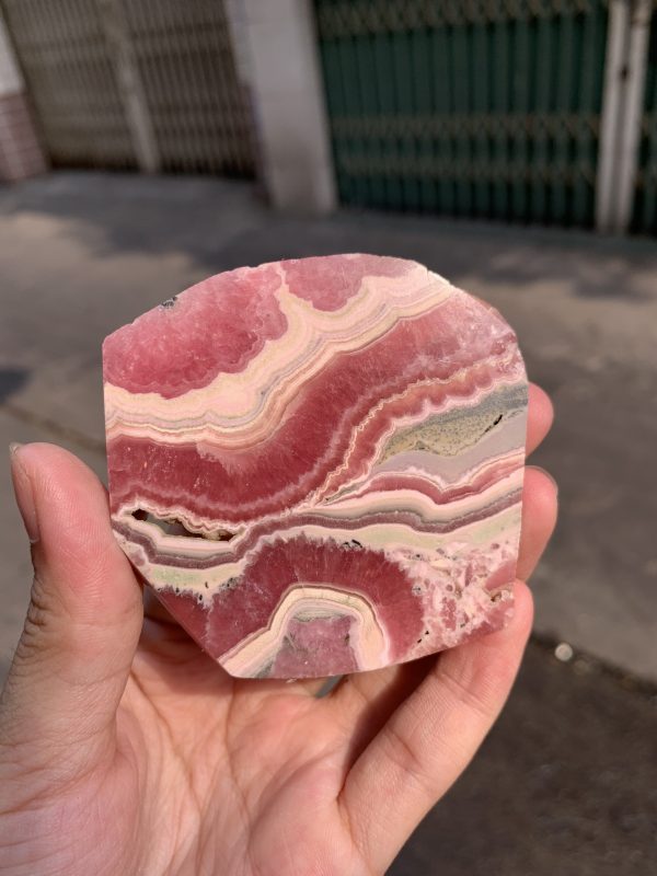  Đá Đào Hoa – Rhodochrosite (ĐH05), KT 6*6,2CM | CADA DECOR