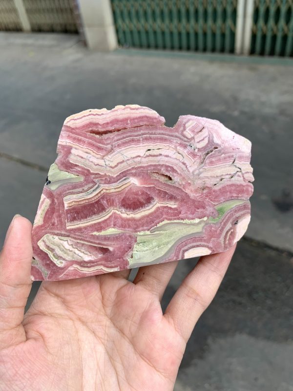  Đá Đào Hoa – Rhodochrosite (ĐH08), KT 7*9CM | CADA DECOR