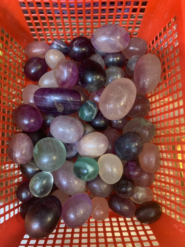 Tumble Rainbow Fluorite | Đá trang trí, sưu tầm, healing | CADA DECOR