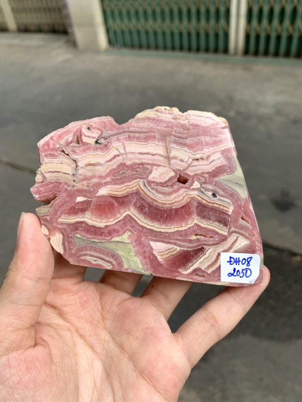  Đá Đào Hoa – Rhodochrosite (ĐH08), KT 7*9CM | CADA DECOR