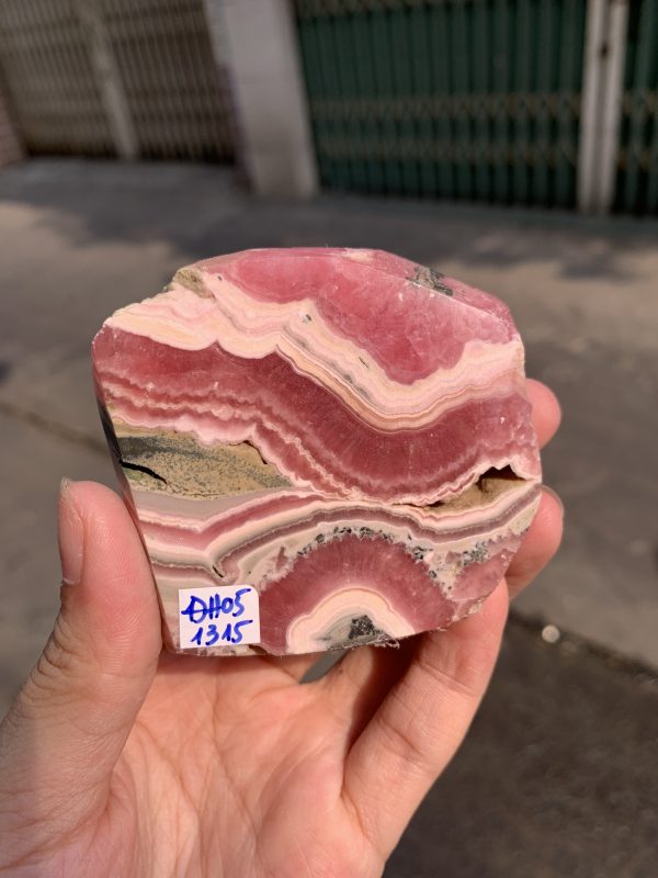  Đá Đào Hoa – Rhodochrosite (ĐH05), KT 6*6,2CM | CADA DECOR