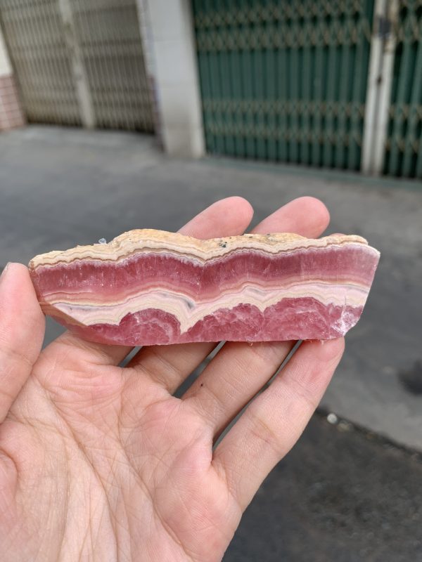  Đá Đào Hoa – Rhodochrosite (ĐH10), KT 3*9CM | CADA DECOR