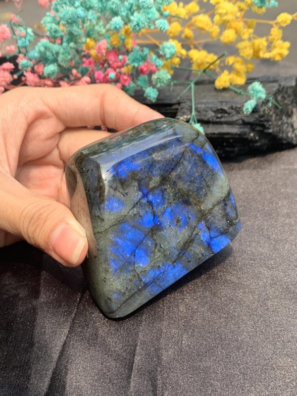 ĐÁ XÀ CỪ – HẮC NGUYỆT QUANG – Labradorite (XC186) – KL: 0,244KG