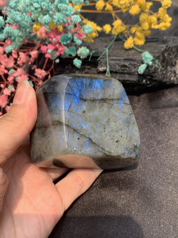 ĐÁ XÀ CỪ – HẮC NGUYỆT QUANG – Labradorite (XC186) – KL: 0,244KG