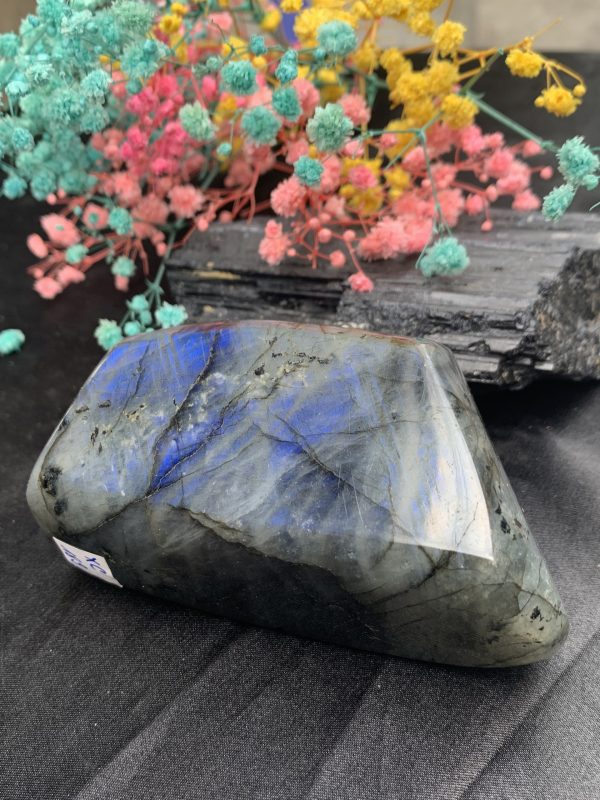 ĐÁ XÀ CỪ – HẮC NGUYỆT QUANG – Labradorite (XC189) – KL: 0,392KG