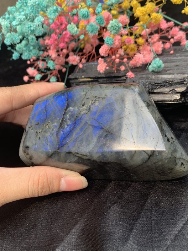 ĐÁ XÀ CỪ – HẮC NGUYỆT QUANG – Labradorite (XC189) – KL: 0,392KG