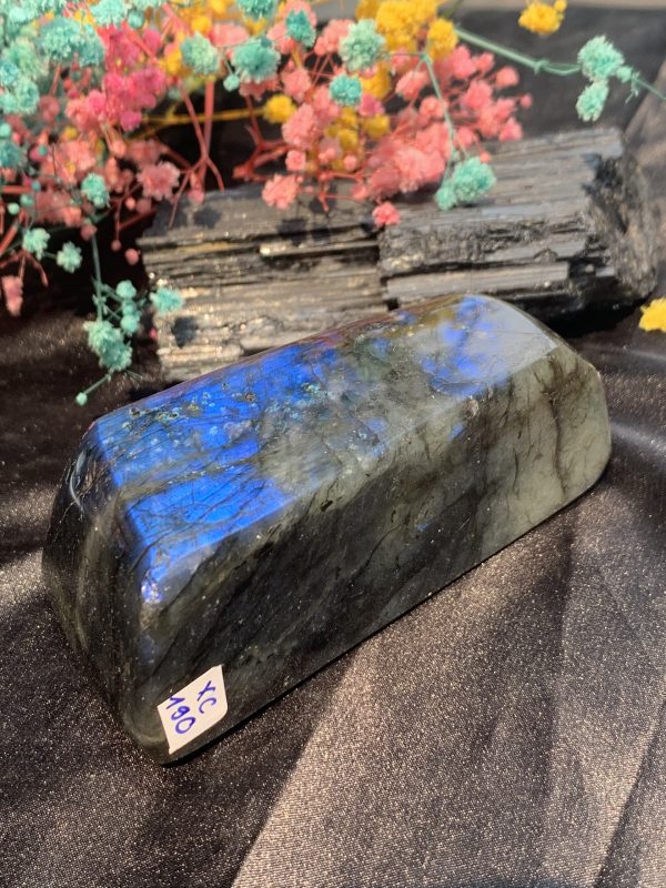 ĐÁ XÀ CỪ – HẮC NGUYỆT QUANG – Labradorite (XC190) – KL: 0,484KG