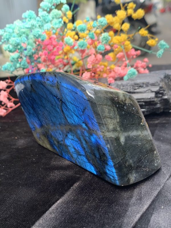 ĐÁ XÀ CỪ – HẮC NGUYỆT QUANG – Labradorite (XC190) – KL: 0,484KG