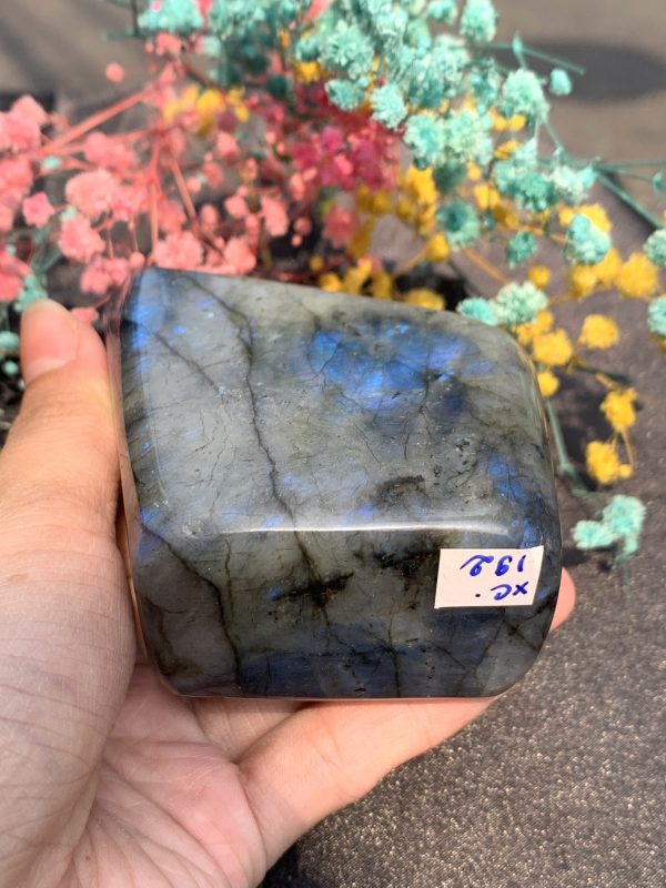 ĐÁ XÀ CỪ – HẮC NGUYỆT QUANG – Labradorite (XC192) – KL: 0,4KG