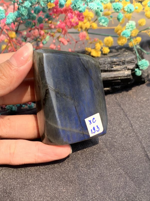 ĐÁ XÀ CỪ – HẮC NGUYỆT QUANG – Labradorite (XC193) – KL: 0,124KG