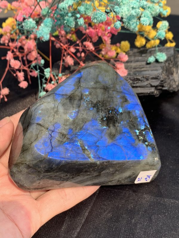 ĐÁ XÀ CỪ – HẮC NGUYỆT QUANG – Labradorite (XC194) – KL: 0,382KG