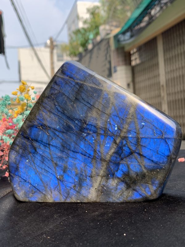 ĐÁ XÀ CỪ – HẮC NGUYỆT QUANG – Labradorite (XC197) – KL: 1,16KG