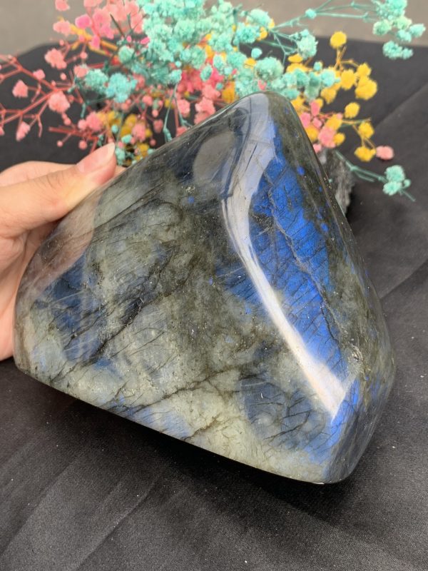 ĐÁ XÀ CỪ – HẮC NGUYỆT QUANG – Labradorite (XC197) – KL: 1,16KG