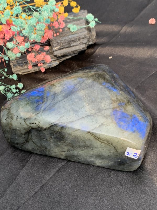 ĐÁ XÀ CỪ – HẮC NGUYỆT QUANG – Labradorite (XC197) – KL: 1,16KG