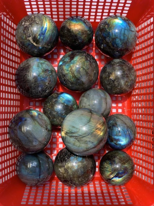 Bi cầu Xà cừ - Labradorite | Đá trang trí, sưu tầm, healing | CADA DECOR