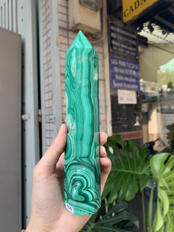 Trụ đá Lông Công - Malachite Point (TLC01) | CADA DECOR