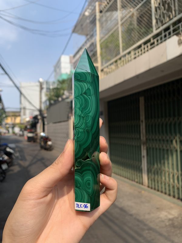 Trụ đá Lông Công - Malachite Point (TLC06) | CADA DECOR