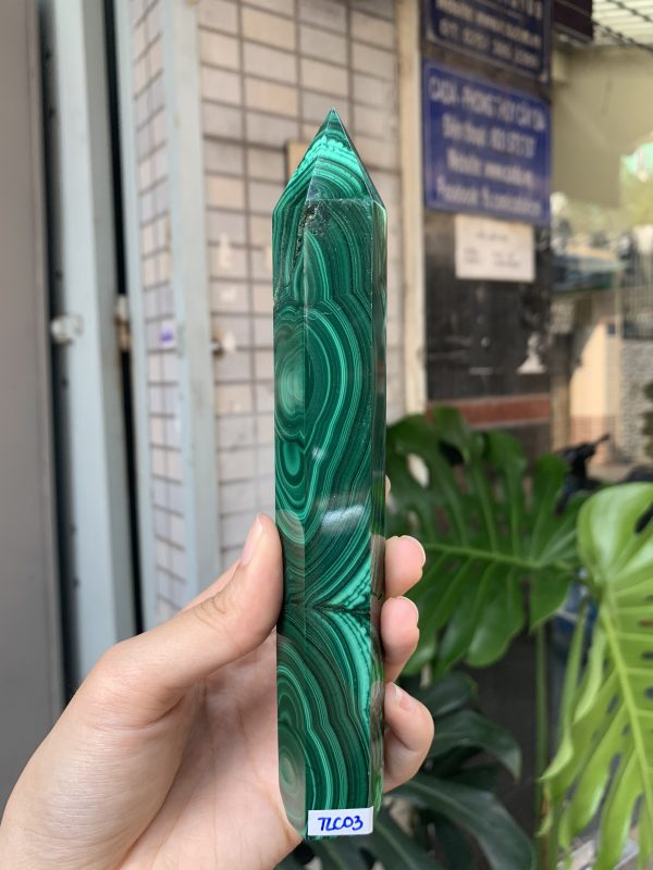 Trụ đá Lông Công - Malachite Point (TLC03) | CADA DECOR