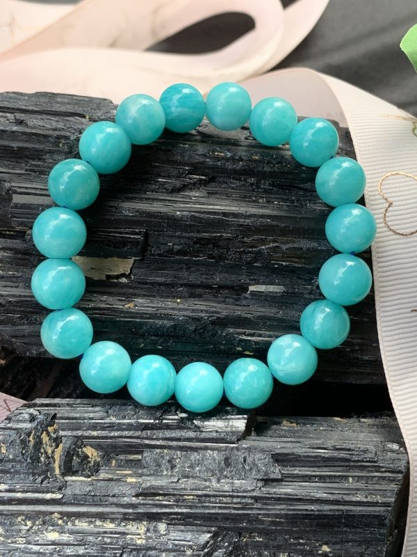 Vòng tay đá thiên hà - Amazonite Bracelet 10mm | Đá trang trí, sưu tầm, healing | CADA DECOR