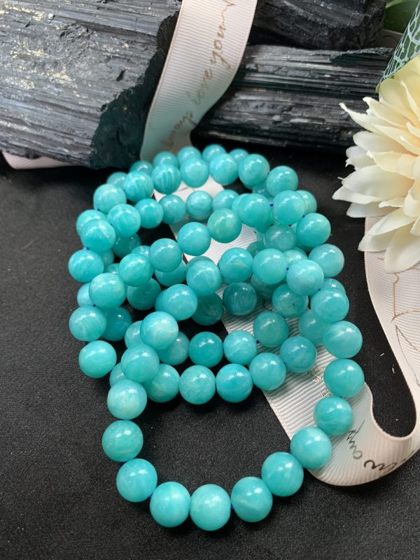 Vòng tay đá thiên hà - Amazonite Bracelet 10mm | Đá trang trí, sưu tầm, healing | CADA DECOR