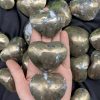 Trái tim đá vàng găm – Pyrite Heart | Đá trang trí, sưu tầm, healing | CADA DECOR