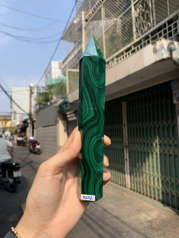 Trụ đá Lông Công - Malachite Point (TLC02) | CADA DECOR