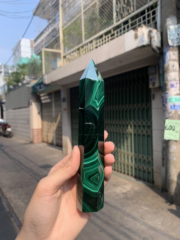 Trụ đá Lông Công - Malachite Point (TLC04) | CADA DECOR