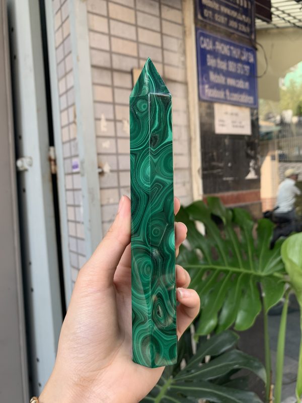 Trụ đá Lông Công - Malachite Point (TLC02) | CADA DECOR