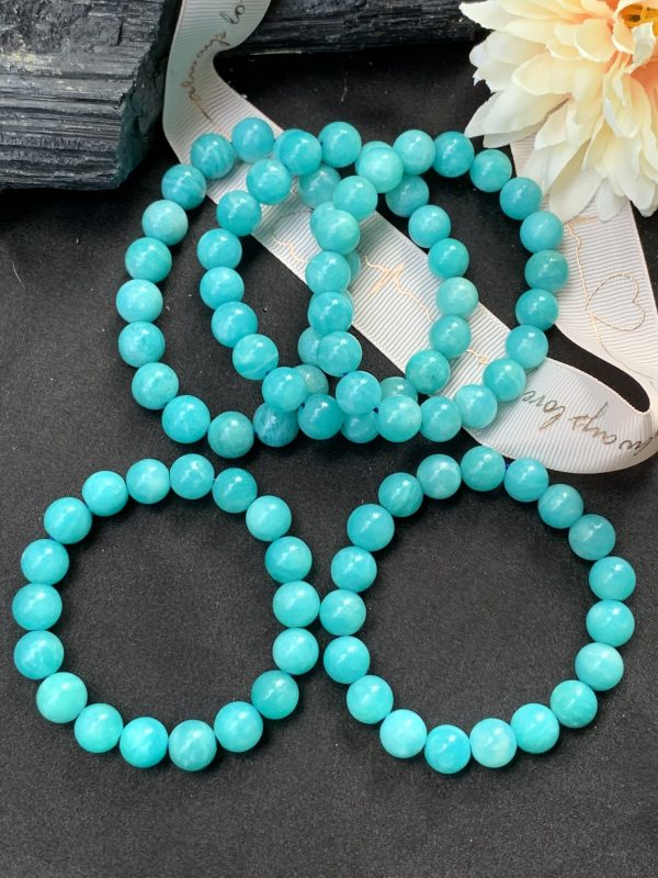 Vòng tay đá thiên hà - Amazonite Bracelet 10mm | Đá trang trí, sưu tầm, healing | CADA DECOR