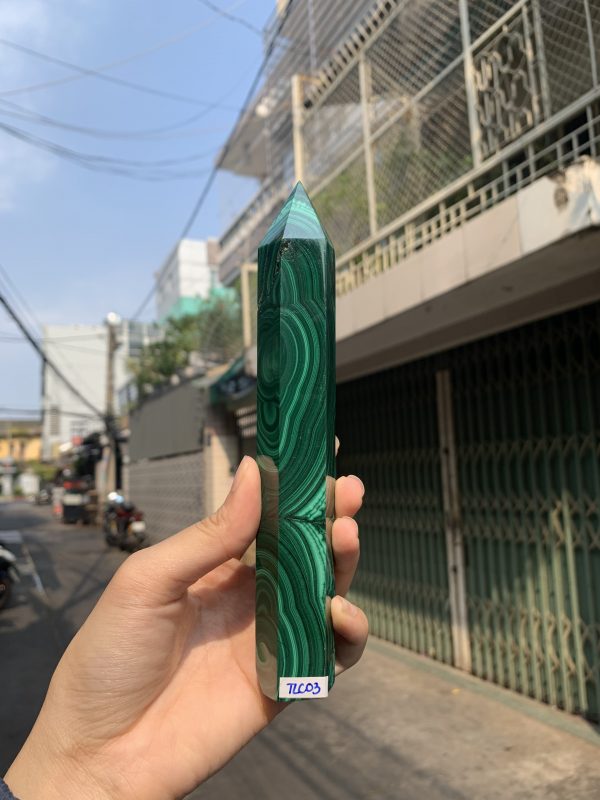 Trụ đá Lông Công - Malachite Point (TLC03) | CADA DECOR