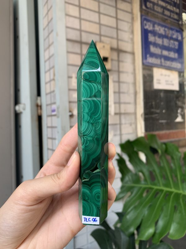 Trụ đá Lông Công - Malachite Point (TLC06) | CADA DECOR