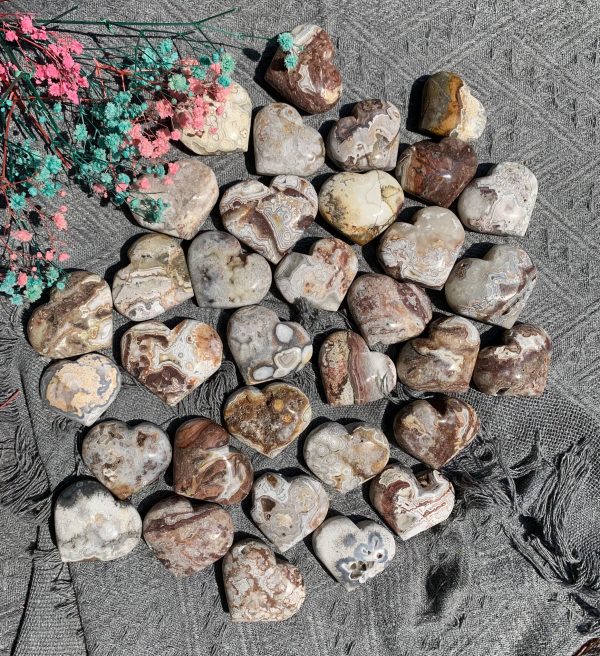 Mexican Agate Heart | CADA DECOR