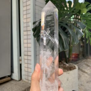 Trụ Thạch Anh Trắng trong – Clear Quartz Point, KL: 404GRAM (TTT226)