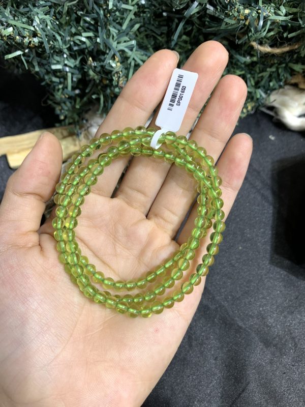 Vòng Peridot 3 vòng quấn 4.5mm | CADA DECOR