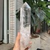 Trụ Thạch Anh Trắng trong – Clear Quartz Point, KL: 654GRAM (TTT242)