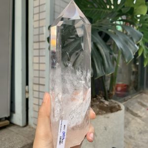 Trụ Thạch Anh Trắng trong – Clear Quartz Point, KL: 706GRAM (TTT240)