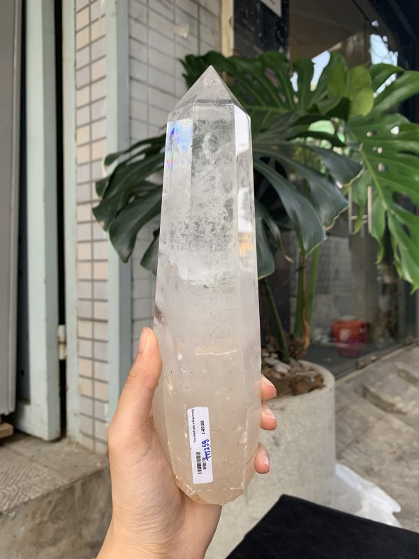 Trụ Thạch Anh Trắng trong – Clear Quartz Point, KL: 1,102KG (TTT259)