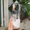 Trụ Thạch Anh Trắng trong – Clear Quartz Point, KL: 432GRAM (TTT229)