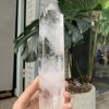 Trụ Thạch Anh Trắng trong – Clear Quartz Point, KL: 498GRAM (TTT222)