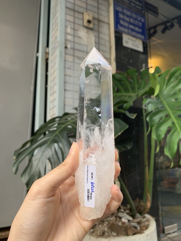 Trụ Thạch Anh Trắng trong – Clear Quartz Point, KL: 346GRAM (TTT219)