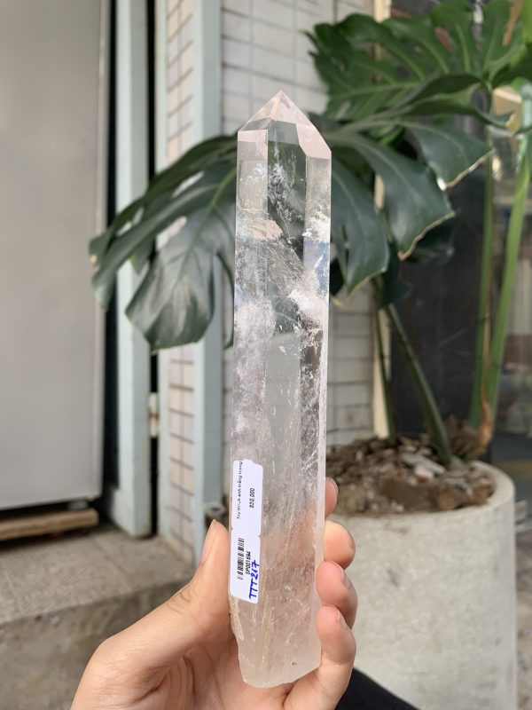 Trụ Thạch Anh Trắng trong – Clear Quartz Point, KL: 276GRAM (TTT217)