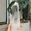 Trụ Thạch Anh Trắng trong – Clear Quartz Point, KL: 670GRAM (TTT218)