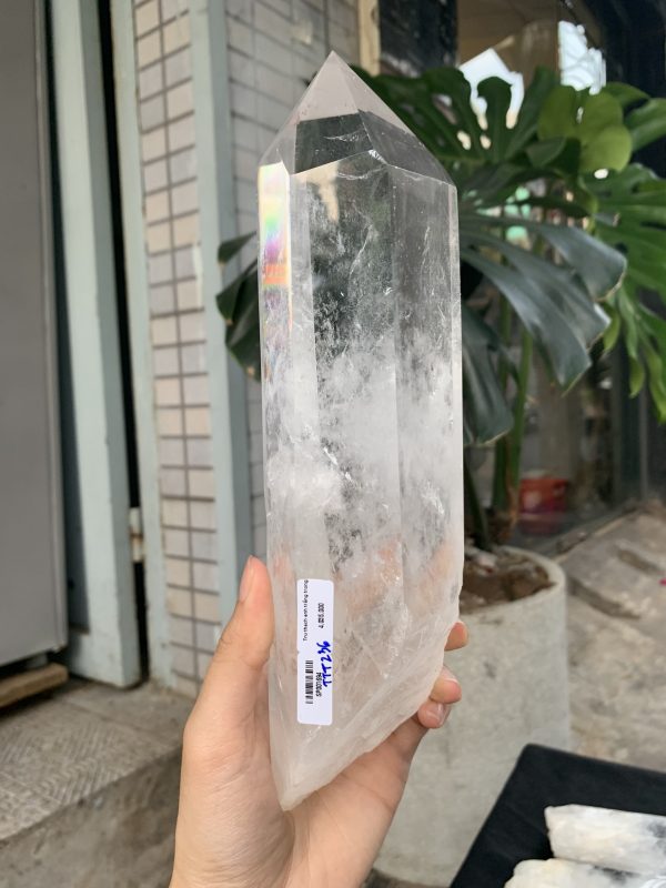 Trụ Thạch Anh Trắng trong – Clear Quartz Point, KL: 1,344KG (TTT236)