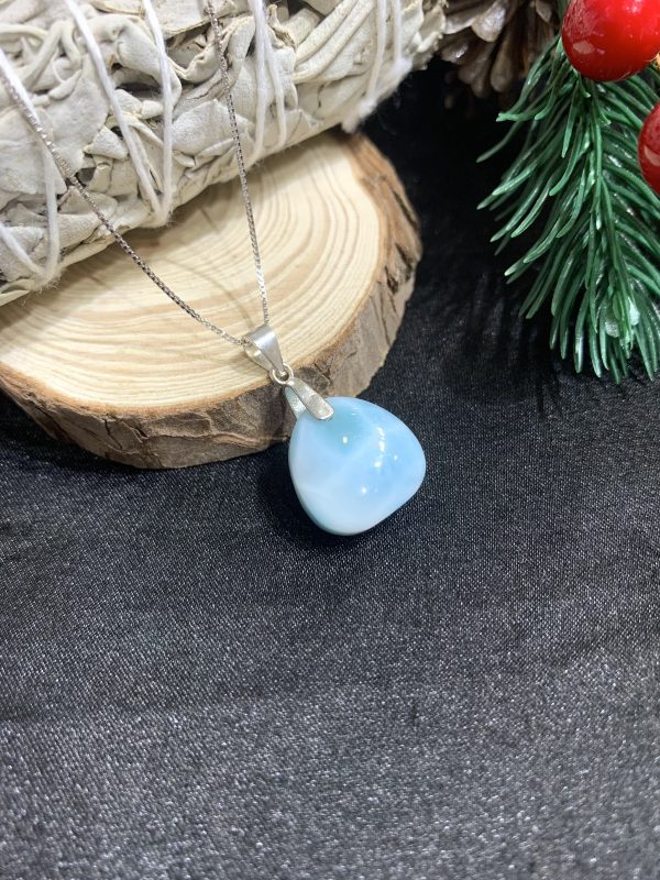 Dây chuyền bạc Larimar | CADA DECOR