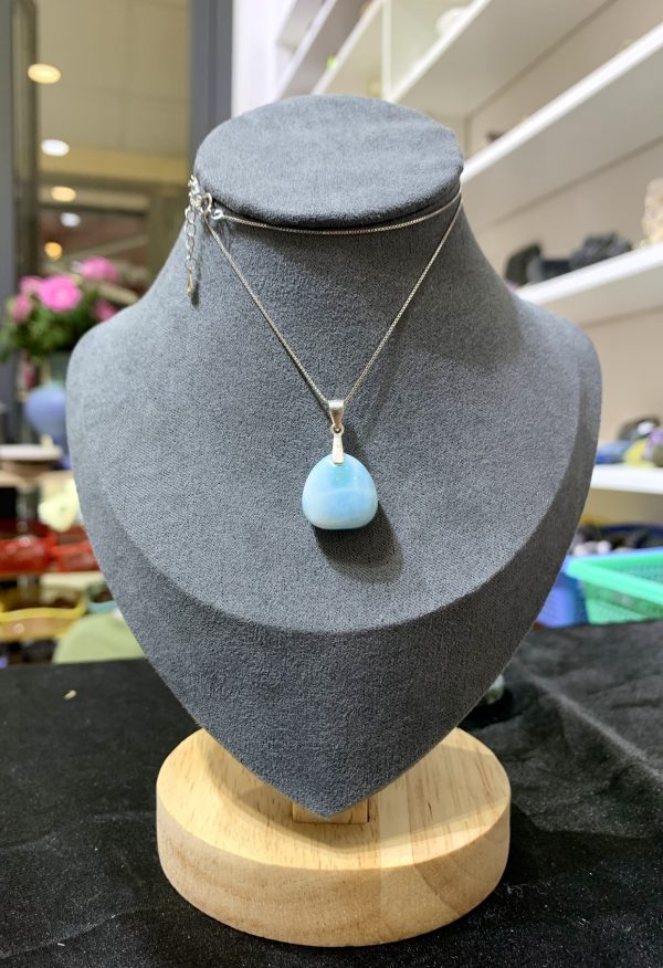 Dây chuyền bạc Larimar | CADA DECOR