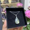 Dây chuyền bạc giọt nước Labradorite | CADA DECOR