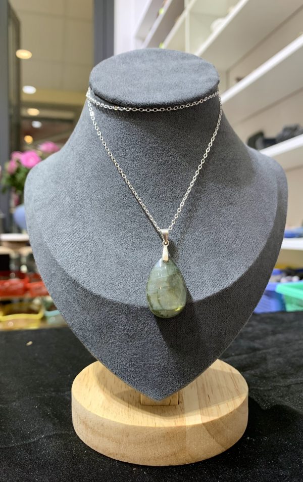 Dây chuyền bạc giọt nước Labradorite | CADA DECOR