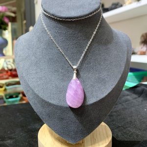 Dây chuyền bạc giọt nước Kunzite | CADA DECOR