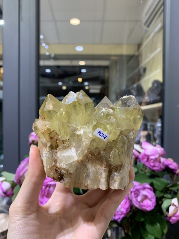 Pineapple Citrine (PC07), KL: 566GRAM – KT: 8*9CM | CADA DECOR