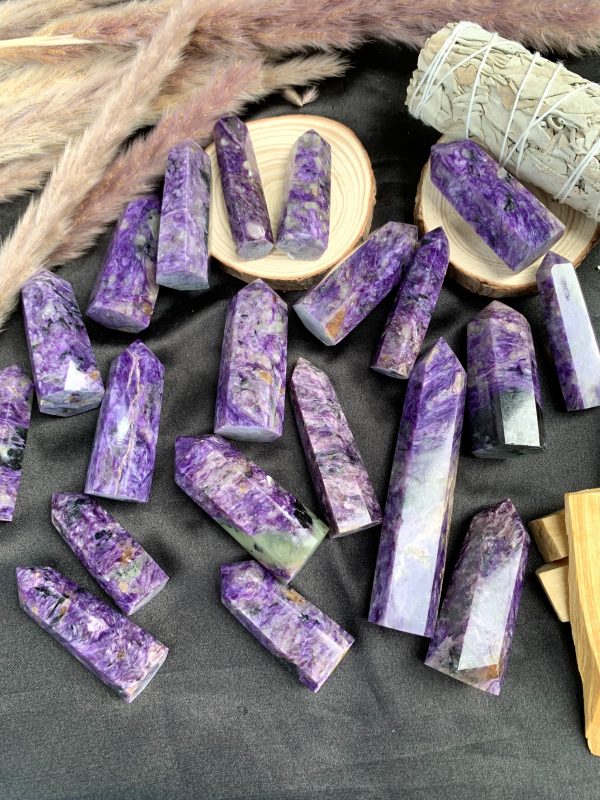 Trụ mắt rồng - Charoite | CADA DECOR